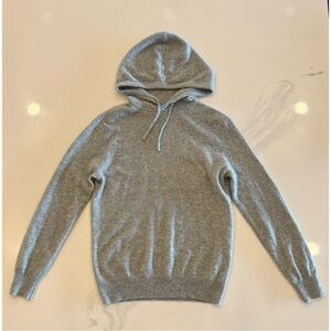 Gray Men's Cashmere Hoodie
